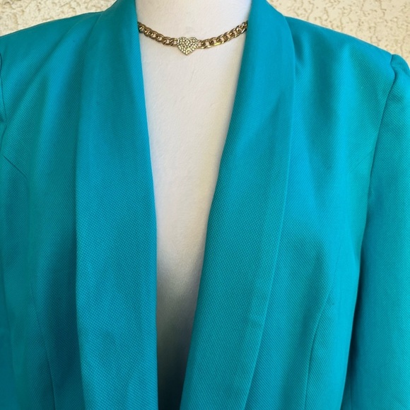 Worthington Vibrant Blue Women's Blazer size XL BRAND NEW - Picture 4 of 9